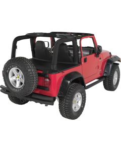 DOUBLE TUBE RECEIVER BUMPER BLACK 87-95 353-114