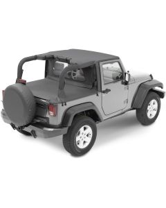 BESTOP COMBO BIKINI 07-09 JK 2DR TOP OFF BLK-07KIT