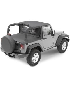 BESTOP COMBO BIKINI 07-09 JK 2DR TOP OFF BLK-07KIT