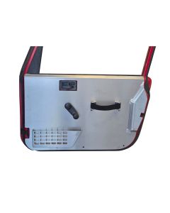 INTERIOR DOOR PANELS FOR FULL DOORS w/INTEGRATED POCKET - PR - STEEL RAW UNCOATED 97-06 TJ/LJ