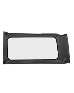 OE JL Replacement Windows - Jeep 2018-23 Wrangler JL (Quarter Left Hand; 2-Door; Black Vinyl; Clear)