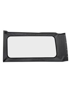 OE JL Replacement Windows - Jeep 2018-23 Wrangler JL (Quarter Left Hand; 2-Door; Black Vinyl; Clear)