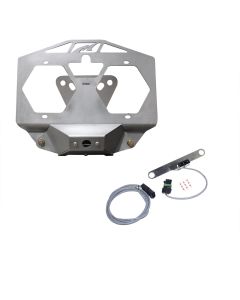 Motobilt MB2115-LD-PL6 Spare Tire License Plate Relocation Kit with Camera Mount & Tag Light  for 18-26 Jeep Wrangler JL