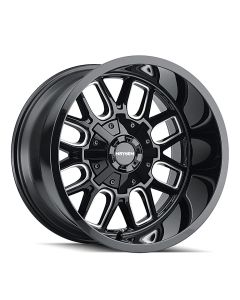 MAYHEM COGENT 8107 GLOSS BLACK/MILLED SPOKES 20X9 5-127/5-139.7 18MM 87.1MM