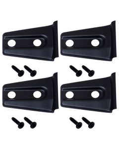 Kentrol  Door Hinge Overlays for 07-18 Jeep Wrangler JK 2 Door