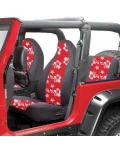 FR CVRS W/O LOGO 91-95 YJ-RED/HIBIS