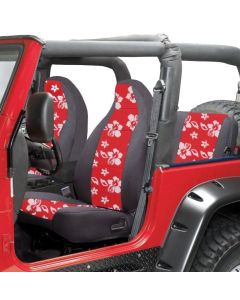 FR CVRS W/O LOGO 91-95 YJ-RED/HIBIS