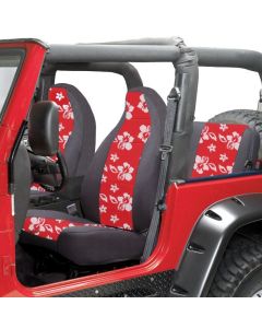 FR CVRS W/O LOGO 76-86 CJ-RED/HIBIS