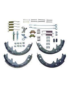 Crown Automotive 8133818MK Rear Brake Shoe Set with Hardware for 82-89 Jeep CJ7 & Wrangler YJ and 84-89 Cherokee XJ