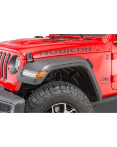 Mopar 52215742AC Hightop Fender Flares with Halogen DRL's for 18-19 Jeep Wrangler JL Unlimited