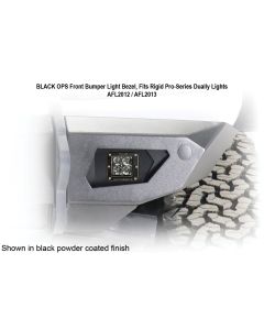 2021+ Bronco Black Ops Rigid Dually Front Light Bezel (pair) (Bare Steel)