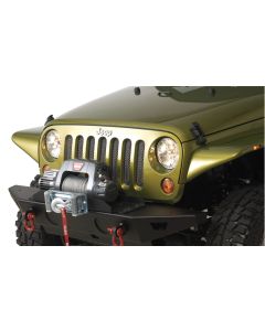 WIRE MESH GRILL-JK-STAINLESS/BLACK