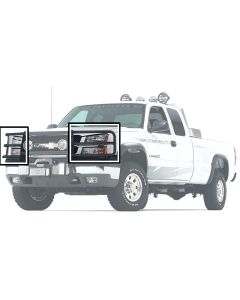 WARN BRUSH GUARD 07 CHEV PU 1500 BLK