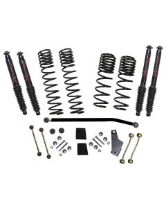 Skyjacker  3.5in Long Travel Lift Kit with Black MAX Shocks for 18-23 Jeep Wrangler JL