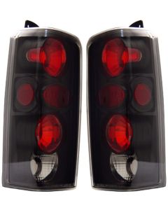 TAILLIGHTS 97-00 JEEP CHEROKEE BLACK