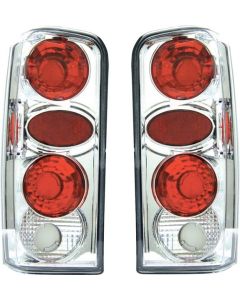 TAILLIGHTS 97-00 JEEP CHEROKEE CHROME   211101