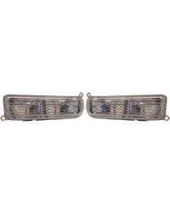 Anzo USA  Bumper Lights in Chrome for 97-01 Jeep Cherokee XJ