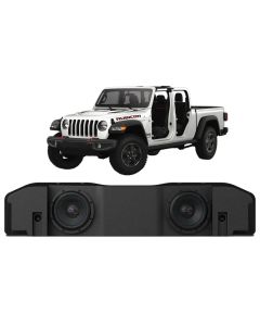 Stinger Off-Road TXJTD8 AudioControl Under Seat Dual 8" Ported Loaded Subwoofer Enclosure 700W RMS  for 20-26 Jeep Gladiator JT 