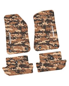 18-24 Jeep JL 2 Dr Front and RearTire Tread/Scorched Earth Scene w/ Wrangler Insert - Cyberflage w/ White Insert