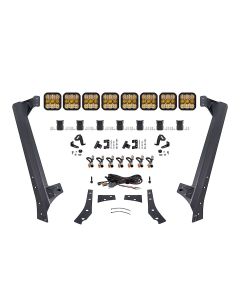 Diode Dynamics DD7224 SS5 Sport CrossLink Windshield Combo Lightbar Kit for 07-18 Jeep Wrangler JK