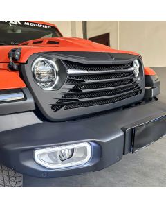 American Modified  Tomahawk Grille for 18-25 Jeep Wrangler JL & Gladiator JT W/O TrailCam