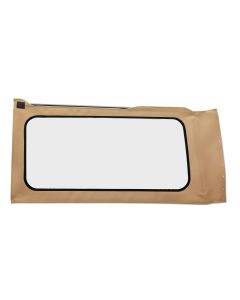 OE JL Replacement Windows - Jeep 2018-23 Wrangler JL (Quarter Left Hand; 2-Door; Tan Twill; Clear)