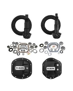 Yukon Stage 2 Re-Gear Kit upgrades front and rear diffs, including diff covers