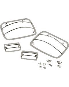KENTROL FRONT LIGHT GUARD SET YJ SS