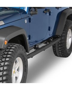 RAMPAGE 4 DR JK SIDE BARS IN BLACK