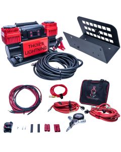 12V True Dual TotalControl Air Compressor Ultimate Bundle Jeep CJ-YJ-TJ - Silvr - ULT007SDTCK