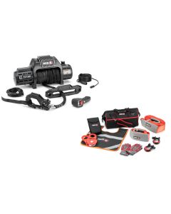 RES-Q WINCH 10K WITH SYNTHETIC WINCH CABLE W/STRAP STYLE RECOVERY KIT