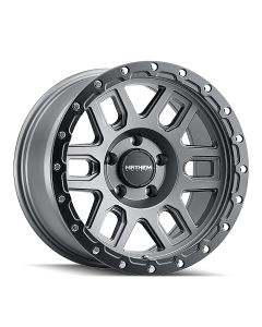 MAYHEM DELTA 8304 MATTE GUNMETAL W/ MATTE BLACK LIP 20X9 5-127 -12MM 78.1MM