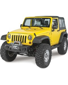 Rugged Ridge 11540.10 Winch Mount Modular XHD Front Bumper in Textured Black for 07-18 Jeep Wrangler JK