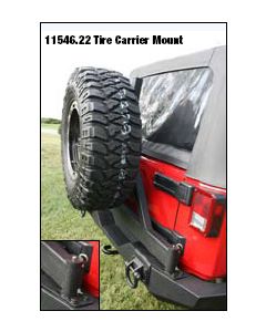 RR MODULAR ADDON TIRE CARRIER JK