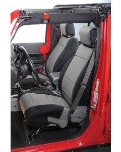 NEO SEAT COVERS FR 07-10 JK GRY/BLK
