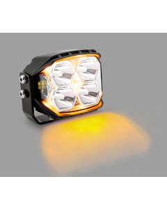 Carnivore J Series 3.5" Aux Pod Light W/Amber with Black Brackets