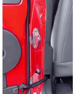 Kentrol  Stainless Steel Body Hinge Set for 07-18 Jeep Wrangler Unlimited JK 4 Door