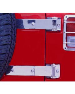Kentrol  Stainless Steel Tailgate Hinges for 07-18 Jeep Wrangler JK