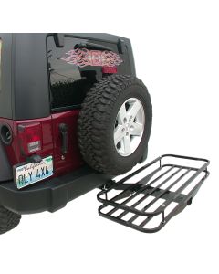 OFF ROAD 2 INCH REC. RACK BLACK 17X42   902-404