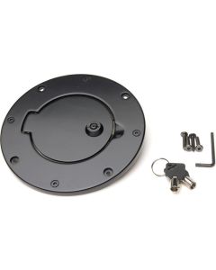 Rampage Products  Billet Style Locking Gas Cover for 07-18 Jeep Wrangler JK