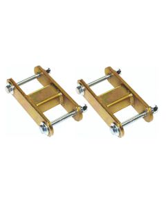 HD LIFT SHACKLE KIT 1/2 87-95 YJ GREY