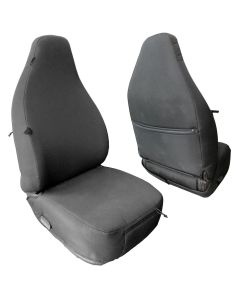 Jeep TJ Seat Covers Front 03-06 Wrangler TJ Baseline Performance Graphite Bartact