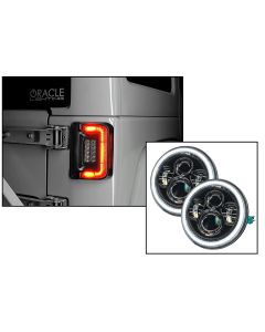 Oculus LED Headlight with Flush Mount Taillight 07-18 JK