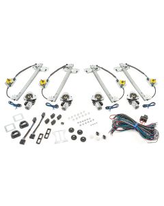 Electric-Life JE-18-4407 Direct Fit - Power Window Kit for 07-18 Jeep Wrangler Unlimited JK 4 Door