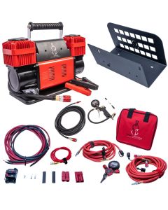 Thor's Lightning  12v True Dual Portable Air Compressor Ultimate Setup Bundle for 20-24 Jeep Gladiator JT