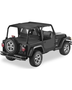 BESTOP COMBO HEADER SAFARI 97-02 TJ OE SFTOP BLK