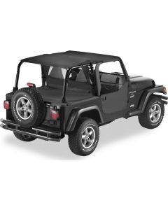 BESTOP COMBO HEADER SAFARI 97-02 TJ HARDTOP BLK