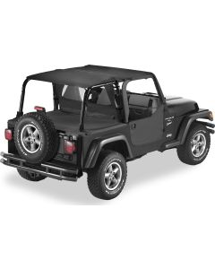 BESTOP COMBO DRILL SAFARI 97-02 TJ OE SOFT BLK KIT