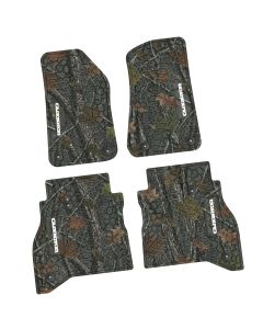 20-24 Jeep Gladiator Front and RearTire Tread/Scorched Earth Scene w/ Gladiator Insert - Rugged Woods w/ White insert