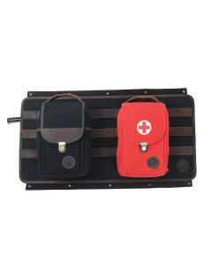 Overland Outfitters  Tailgate Panel with Bags & First Aid Bag  for 18-23 Jeep Wrangler JL